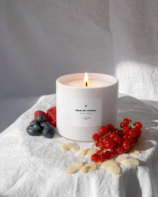 Bougie parfumée naturelle fleur de cerisier – Atelier Vaya
